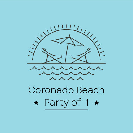 "Coronado Beach Package Rental" - Party of 1