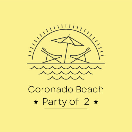 "Coronado Beach Package Rental" -  Party of 2
