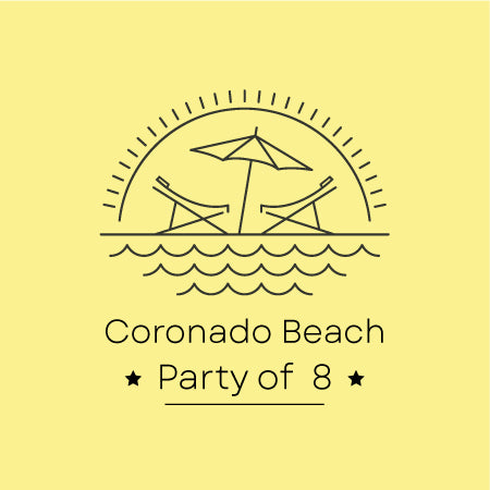 "Coronado Beach Package Rental" -  Party of 8